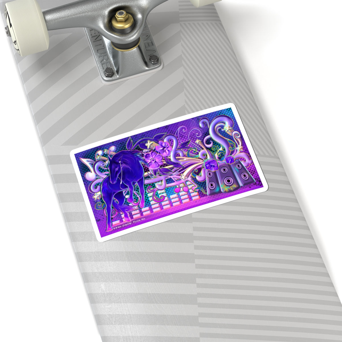 Kiss-Cut Sticker: Frutiger Metro Dancing Horse