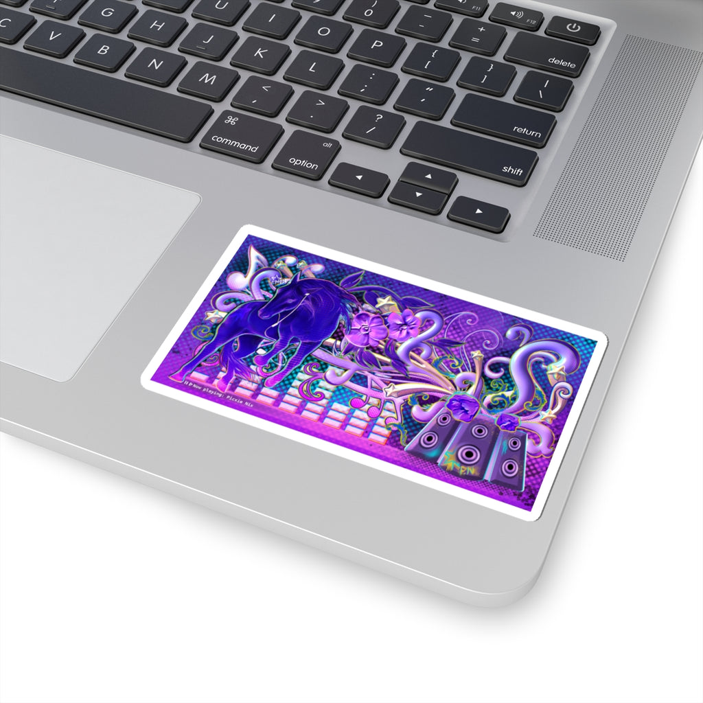 Kiss-Cut Sticker: Frutiger Metro Dancing Horse