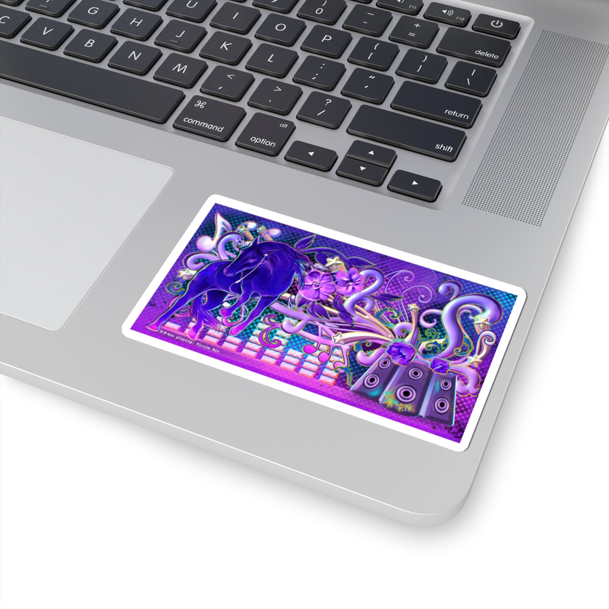 Kiss-Cut Sticker: Frutiger Metro Dancing Horse